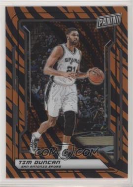 2019 Panini National Convention VIP - [Base] - Tiger Stripes Prizm #46 - Tim Duncan /10