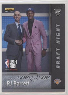 2019 Panini National Convention VIP - Panini Instant Draft Night - Silver #DN-RJ - RJ Barrett /25