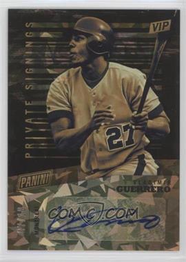 2019 Panini National Convention VIP - Private Signings - Cracked Ice #VG - Vladimir Guerrero /10
