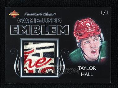 2019 President's Choice Solitaire Series - Game-Used Emblem #_TAHA - Taylor Hall /1