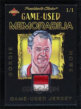 2019 President's Choice Solitaire Series - Game-Used Jersey #_GOHO - Gordie Howe /1