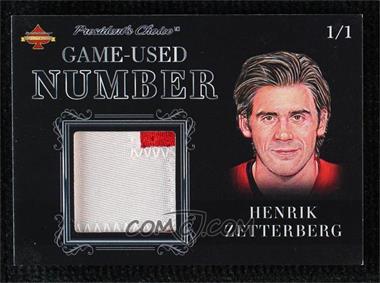 2019 President's Choice Solitaire Series - Game Used Number #_HEZE - Henrik Zetterberg /1