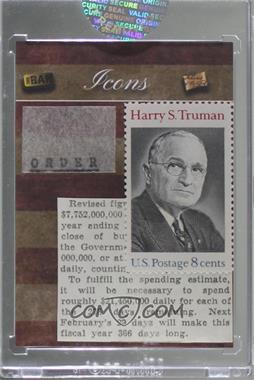 2019 The Bar Pieces of the Past One Time - Icons #_HATR - Harry S. Truman /1 [Uncirculated]