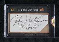 John Montefusco [Cut Signature] #/1