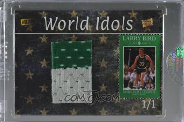 2019 The Bar Pieces of the Past One Time - World Idols Relics #LABI - Larry Bird /1 [Uncirculated]