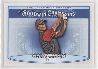 2019 Upper Deck Goodwin Champions - [Base] - Blank Back #75 - Horizontal - Tiger Woods