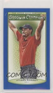 2019 Upper Deck Goodwin Champions - [Base] - Mini Royal Blue #25 - Tiger Woods