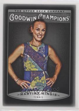 2019 Upper Deck Goodwin Champions - [Base] - Photo Variations Black #5 - Martina Hingis