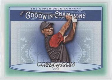 2019 Upper Deck Goodwin Champions - [Base] - Retail Green #75 - Horizontal - Tiger Woods