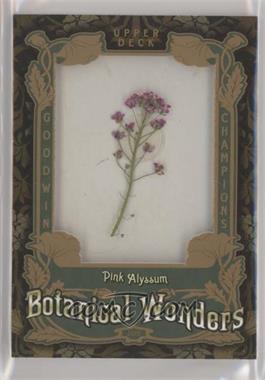 2019 Upper Deck Goodwin Champions - Botanical Wonders Relics #BW-22 - Tier 2 - Pink Alyssum