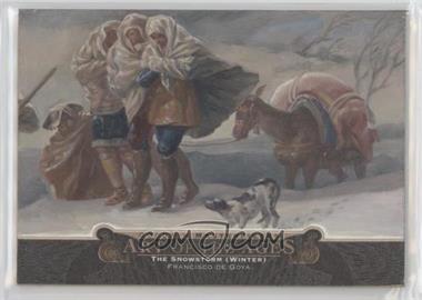 2019 Upper Deck Goodwin Champions - Goodwin Masterpieces Art of the Ages #GMAA-FGSS - Francisco de Goya - The Snowstorm /1