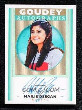 2019 Upper Deck Goodwin Champions - Goudey Autographs #GA-HD - Hailie Deegan