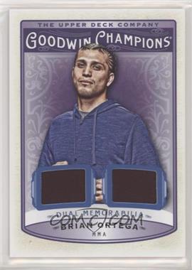 2019 Upper Deck Goodwin Champions - Memorabilia Dual Swatch #M2-BO - Brian Ortega