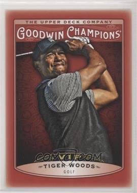 2019 Upper Deck Goodwin Champions - VIP Prize Cards - Red #P-2 - Tiger Woods