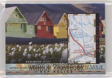 2019 Upper Deck Goodwin Champions - World Traveler Map Relics #WT-187 - Svalbard, Norway