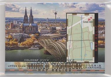2019 Upper Deck Goodwin Champions - World Traveler Map Relics #WT-195 - Cologne, Germany