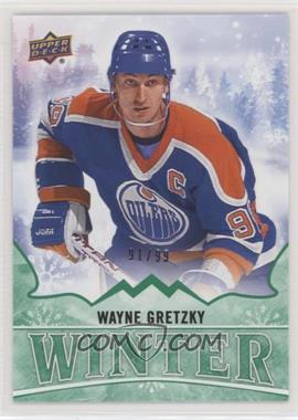 2019 Upper Deck Singles Day Winter North America - [Base] - Green Silver Foil #W4 - Wayne Gretzky /99