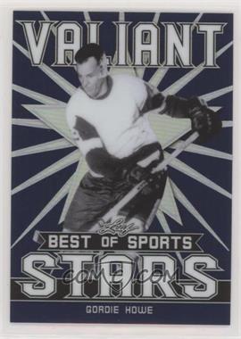 2020 Leaf Best of Sports - Valiant Stars - Blue #VS-16 - Gordie Howe /25