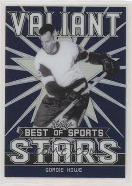 2020 Leaf Best of Sports - Valiant Stars - Blue #VS-16 - Gordie Howe /25