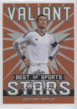 2020 Leaf Best of Sports - Valiant Stars - Orange #VS-11 - Cristiano Ronaldo /50