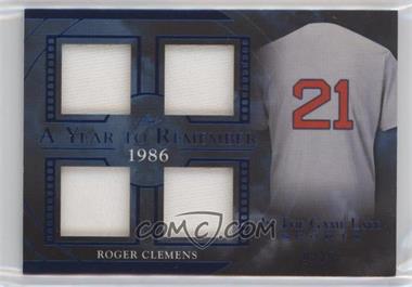 2020 Leaf In The Game Used Sports - A Year to Remember - Blue #AYR-37 - Roger Clemens /35