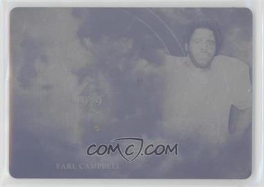 2020 Leaf In The Game Used Sports - A Year to Remember - Printing Plate Black #AYR-13 - Earl Campbell /1