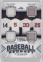 Paul Konerko, Nomar Garciaparra, Jason Varitek, Troy Glaus #/35