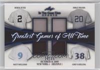 Derek Jeter, Jorge Posada, Matt Williams, Curt Schilling #/35