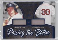 Carlton Fisk, Jason Varitek #/35