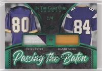 Randy Moss, Cris Carter #/4