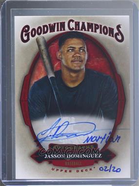 2020 Upper Deck Goodwin Champions - Autographs - Inscriptions #A-JD - Jasson Dominguez "Martian" /20