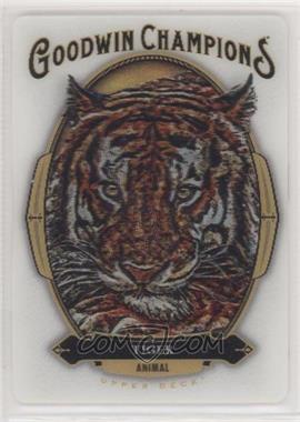 2020 Upper Deck Goodwin Champions - [Base] - 3-D Lenticular #44 - Tier 1 - Tiger