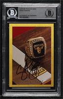 Craig Hodges (1991 NBA Championship Ring) [BAS BGS Authentic]