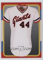 Willie McCovey (1980 Game Worn Jersey)