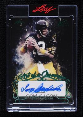 2021 Leaf Art of Sport - Art of a Champion Autographs - Platinum Holofoil #AC-TB1 - Terry Bradshaw /1 [Uncirculated]