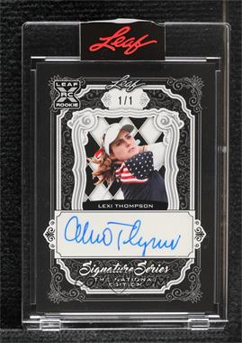 2021 Leaf National Convention - Signature Series - Black #SSN-LT1 - Lexi Thompson /1 [Uncirculated]