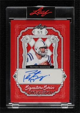 2021 Leaf National Convention - Signature Series #SSN-PM3 - Peyton Manning /1 [Uncirculated]