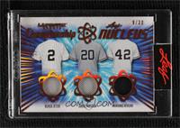 Derek Jeter, Jorge Posada, Mariano Rivera [Uncirculated] #/30