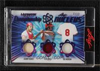 Johnny Bench, Pete Rose, Joe Morgan [Uncirculated] #/12