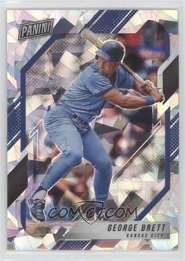 2021 Panini National Convention VIP Gold Pack - [Base] - Cracked Ice Prizm #50 - George Brett /99