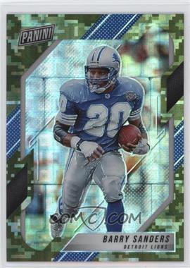 2021 Panini National Convention VIP Gold Pack - [Base] - Green Camo Prizm #6 - Barry Sanders /25
