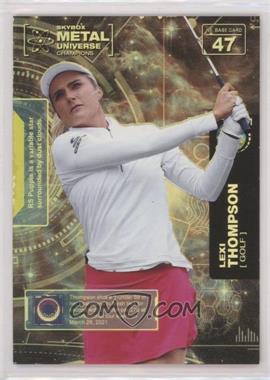 2021 Skybox Metal Universe Champions - [Base] - Gold Spectrum #47 - Lexi Thompson