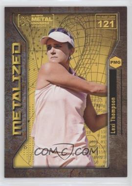 2021 Skybox Metal Universe Champions - [Base] - Precious Metal Gems Orange #121 - Metalized Rookies - Lexi Thompson /100