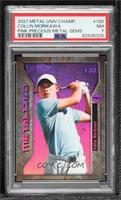 Metalized Rookies - Collin Morikawa [PSA 7 NM] #/75