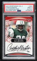 Curtis Martin [PSA 9 MINT] #/10