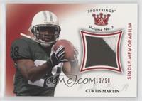 Curtis Martin [EX to NM] #/50