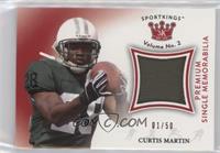 Curtis Martin [EX to NM] #/50