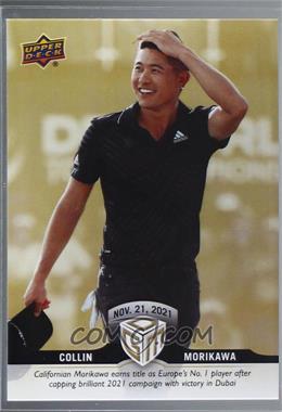 2021 Upper Deck All-Sports Game Dated Moments - [Base] - Gold #22 - (Nov. 21, 2021) - Collin Morikawa Earns Title as Europe's No. 1 Player with Victory in Dubai