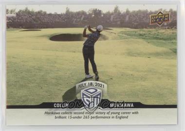 2021 Upper Deck All-Sports Game Dated Moments - [Base] - Photo Variants #6V - (Jul. 18, 2021) – Collin Morikawa Collects Second Major Victory of Young Career with Brilliant Performance in England