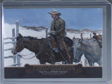 2021 Upper Deck Goodwin Champions - Art of the Ages Masterpieces #GMAA-FRFC - Frederic Remington - The Fall Of The Cowboy /1